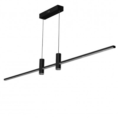 Lustra LED suspendata cu telecomanda GERARDO CCT DIMM BK
