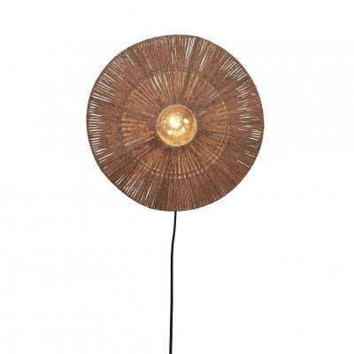 Aplica de perete eco din iuta Iguazu S disc 40cm, nat