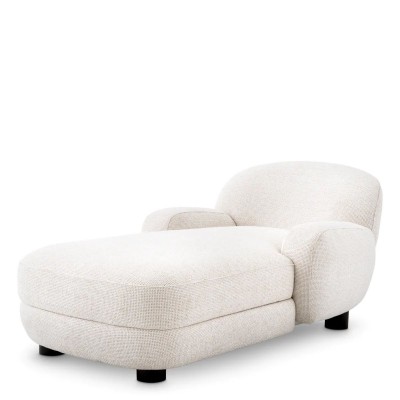 Pat de zi tip sezlong design LUX Udine, Lyssa off-white