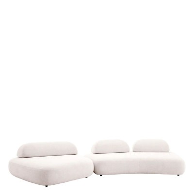 Canapea fixa design LUX din 2 module Residenza, Lyssa off-white