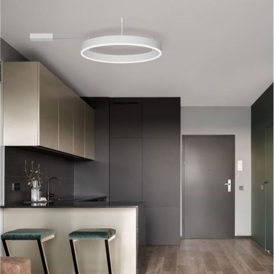 Lustra/Plafoniera LED  dimabila design circular MOTIF 60cm