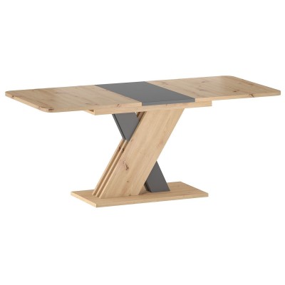 Masa dining extensibila EXEL stejar artisan/ antracit
