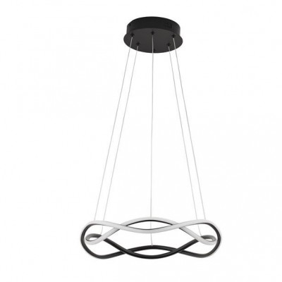 Lustra LED suspendata design modern JINAL Black 45cm