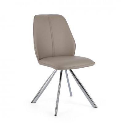 Set de 4 scaune design modern MAXWELL taupe