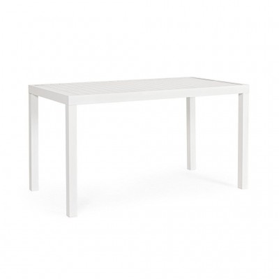 Masa pentru exterior HILDE alb, 130x68cm