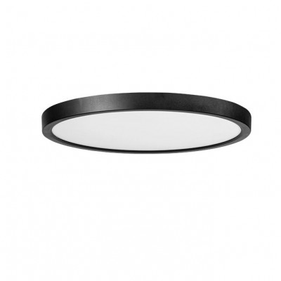 Plafoniera LED slim cu senzor de miscare si protectie IP40 PANKA 30 CCT negru