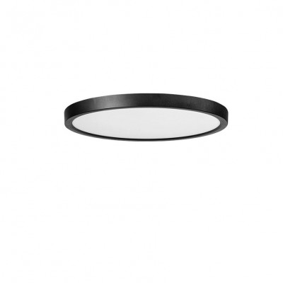 Plafoniera slim LED dimabil, protectie IP40 PANKA 30 CCT negru