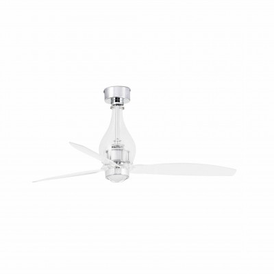 Lustra cu Ventilator si telecomanda MINI ETERFAN M LED transparent