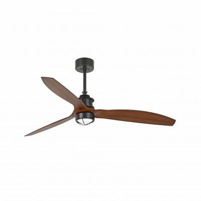 Lustra cu Ventilator si telecomanda JUST FAN M LED negru/maro