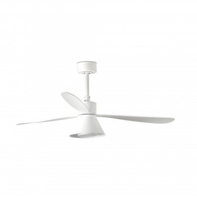 Lustra cu Ventilator si telecomanda AMELIA L CONE LED alb
