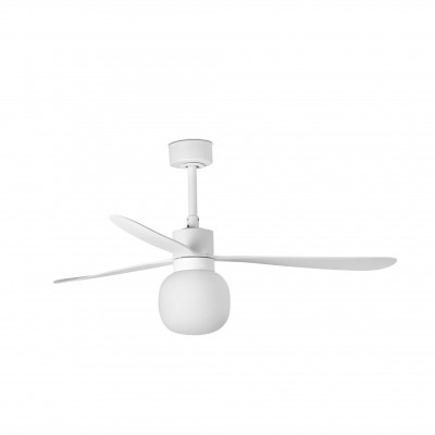 Lustra cu Ventilator si telecomanda AMELIA L BALL LED alb