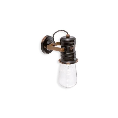 Aplica de perete design retro realizata manual din ceramica URBAN