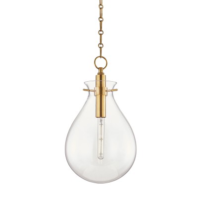 Pendul LUX design minimalist IVY medium, alama antichizata