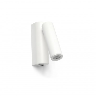 Aplica moderna cu reader LED design minimalist ROB alba