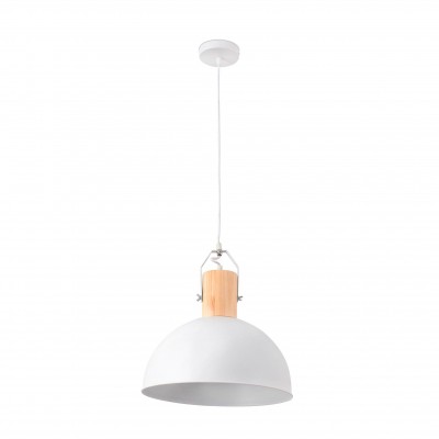 Lustra/Pendul metalic design modern minimalist MARGOT alb