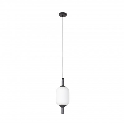 Lustra/Pendul iluminat exterior decorativ SAIGON cone cap R17 gri/alb