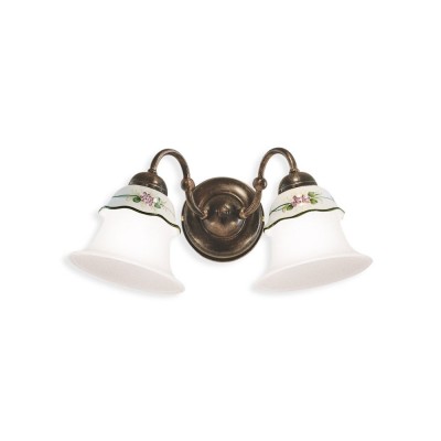 Aplica design clasic cu decor ceramic realizat manual FERRARA