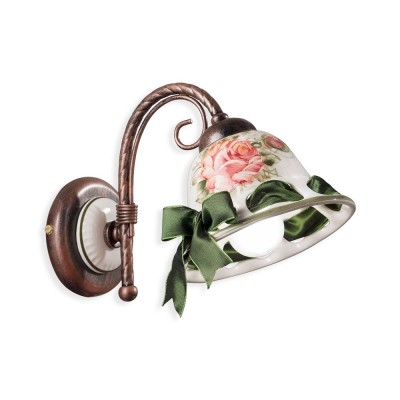 Aplica de perete design clasic realizat manual din ceramica NAPOLI