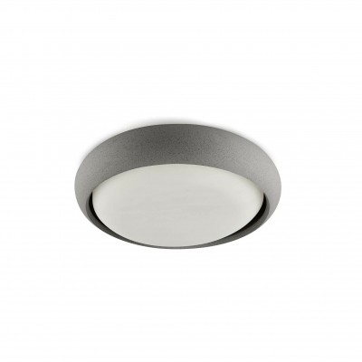 Plafoniera LED exterior iluminat minimalist IP44 ANGA 29cm gri inchis