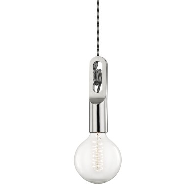 Pendul design minimalist-industrial ANGELA nichel lucios
