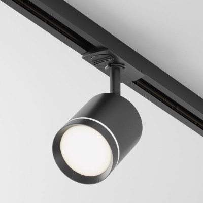 Spot LED, accesoriu pentru sinele monofazate Unity Orlo negru