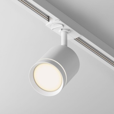 Spot LED, accesoriu pentru sinele monofazate Unity Orlo alb