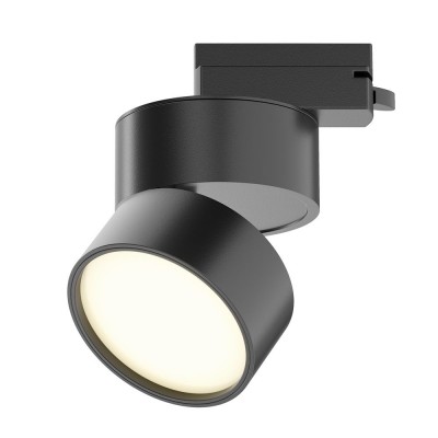 Spot LED, accesoriu pentru sinele monofazate Unity, Onda negru