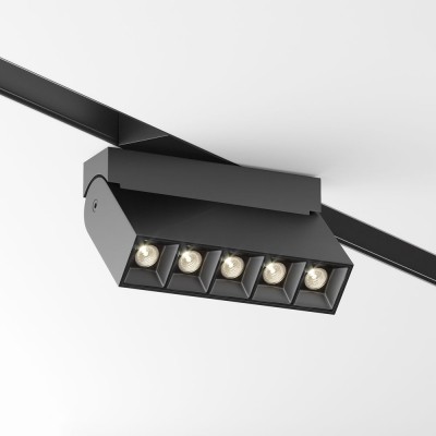 Modul LED, accesoriu pentru sina magnetica S35, Points Rot negru 3000K
