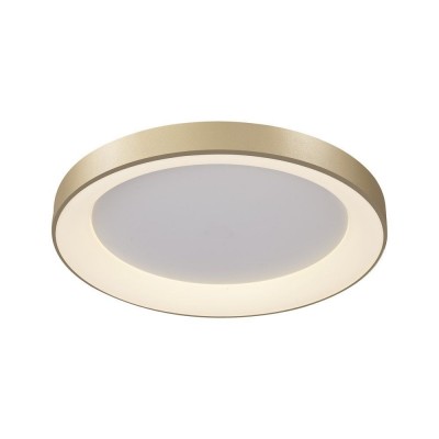 Plafoniera LED inteligenta design circular NISEKO II Gold 65cm