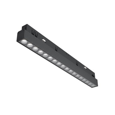 Modul LED, accesoriu pentru sina magnetica Exility, Points negru 18W 3000K