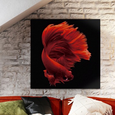 Tablou de perete decorativ Rojo Siam, 100x100cm