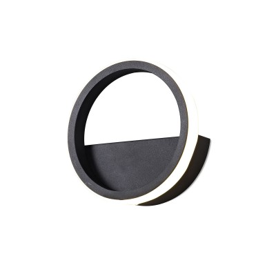 Aplica LED design modern minimalist KITESURF small neagra