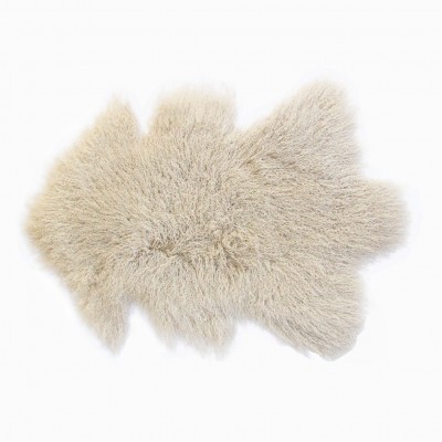 Covor din blana de oaie Tibetan Long Wool Single 80x50cm
