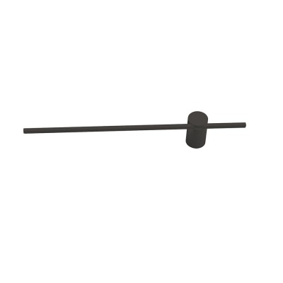 Aplica LED design liniar minimalist TOBAGO 12W neagra