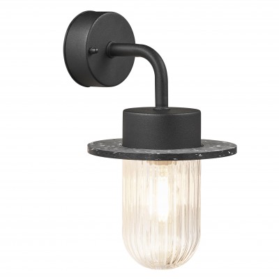 Aplica perete exterior IP54 design clasic Januka negru