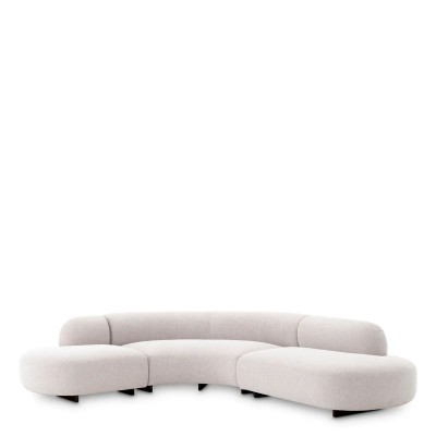 Canapea design modern LUX Bjorn L, mauritius grey