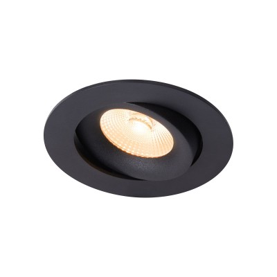 Spot incastrabil baie directionabil LED IP44 Aliki Black