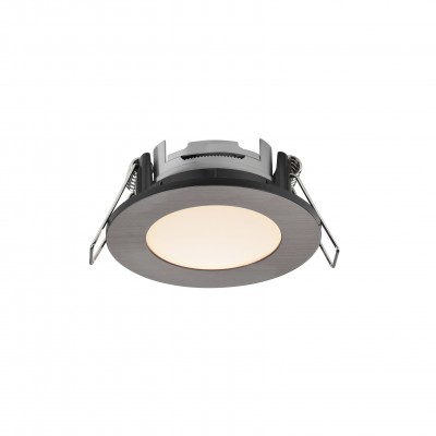 Spot incastrabil LED pentru baie IP65 Leonis nickel 2700K