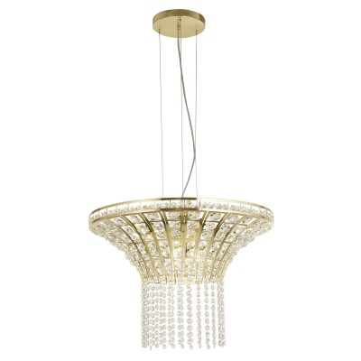 Lustra eleganta decorata cu cristale Gemma 8Lt