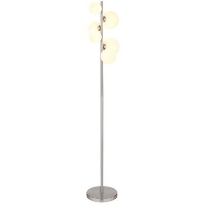 Lampadar, lampa de podea design modern Riha nichel