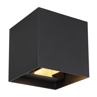 Aplica cu spot pentru iluminat exterior design modern IP44 Veronika negru