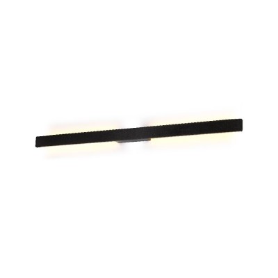 Aplica LED iluminat exterior liniar IP54 LOTUS 20W negru