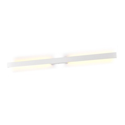 Aplica LED iluminat exterior liniar IP54 LOTUS 24W alba