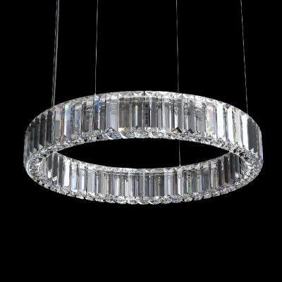Lustra LED LUX moderna design circular D50 PRISMATIC 01