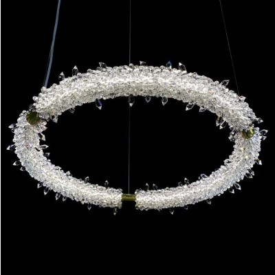 Lustra LED LUX moderna design circular D65 GLACEE 01