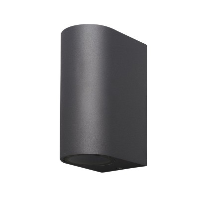 Aplica de perete iluminat exterior ambiental IP54 KANDANCHU gri inchis