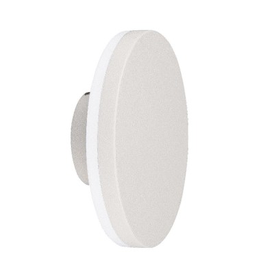 Aplica LED de perete iluminat exterior ambiental IP54 BORA alba
