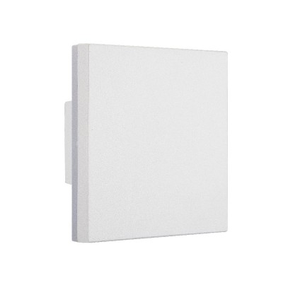 Aplica LED de perete iluminat exterior ambiental IP54 BORA alba