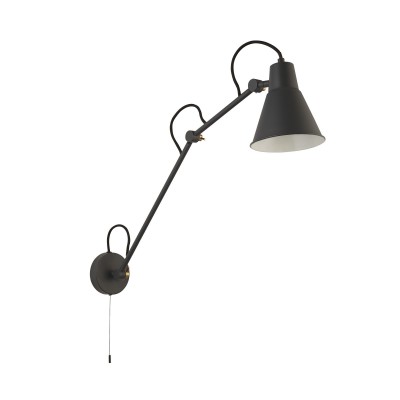 Aplica de perete cu brat articulat Swing gri