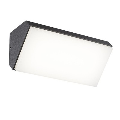 Aplica LED iluminat exterior modern IP65 SOLDEN gri inchis